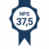 NPS score blauw